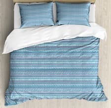 Image of Tribal Duvet Cover Set Aztec Mayan Folk Boho Lines