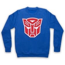 Image of AUTOBOT LOGO TRANSFORMERS SYMBOL TV FILM ADULTS UNISEX SWEATSHIRT