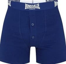 Image of 2 x Lonsdale Mens Boxers Size S M L XL 2XL 3XL 4XL Cotton Underwear Boxer Trunks
