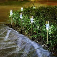 Image of 10PACK Solar Stake Lights Outdoor Garden Patio Lawn Landscape Pathway Lighting