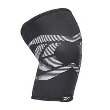 Image of Reebok Knee Support Nylon Sleeve Brace Leg Compression Gym Sport Arthritis Pain