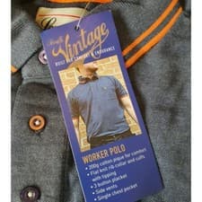 Image of Scruffs Worker Polo Short Sleeve Shirt Navy Marl Small T51481