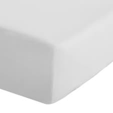 Image of Catherine Lansfield 180TC Easy Iron Percale Fitted Or Flat Sheet Or P/Case White