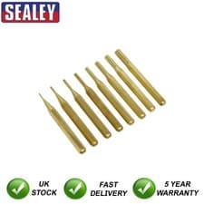 Image of Sealey Brass Pin Punch Set 8pc AKB08
