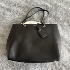 Image of DKNY Black Bryant Park Saffiano Leather Tote Bag New Without Tags