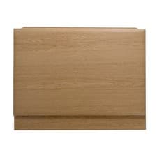 Image of Cooke & Lewis Gloss Oak Effect Wood End Bath Panel - Height 56cm & Width 68.5cm