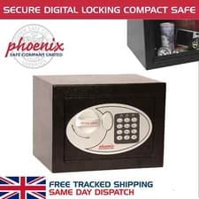 Image of Phoenix SS0721E Small Security Safe Home & Office £1K Cash Rated Electronic Lock