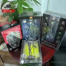 Image of The Nightmare before Christmas Jack Skellington Action Figure 12 Face Jack Jack