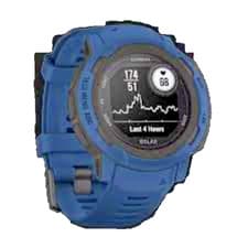 Image of Garmin Instinct 2 Solar Rugged Multisport GPS Watch-Blue *Good Refurbished*