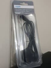 Image of Maplin 2m White Power Lead / Mains Cable Figure of 8 IEC C7 Connector 3 Pin Plug