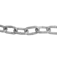 Image of L3321 - ENGLISH CHAIN Hot Galvanised Welded Steel Chain - 5mm GALV 25m