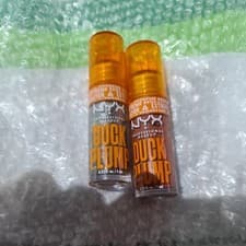 Image of 2×NYX Duck Plump High Pigment Plumping Lip Gloss 20 Quazy silve 0.23 fl oz NEW!!