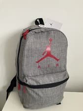 Image of AIR JORDAN genuine grey Air Backpack rucksack unisex large NEW WITH TAGS