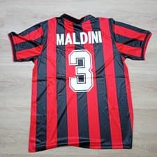 Image of AC Milan Retro Maldini 3 Shirt Large