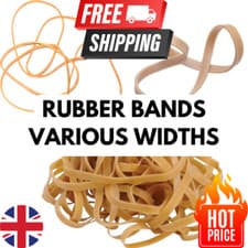 Image of Strong Rubber Bands - Premium Quality Latex Elastic, Available in 25+ Sizes
