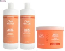 Image of Wella Invigo Nutri Enrich Shampoo/ Conditioner/ Mask/ For Dry Hair Salon Size
