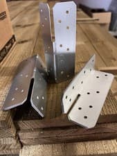 Image of Cullen Framing Anchor 100/ Box - Galvanised 125mm Long Adjustable Connector