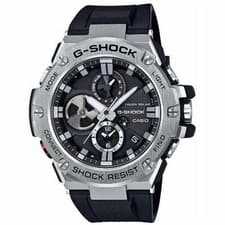 Image of Casio G-Shock GST-B100-1A G-Steel Men’s Watch Bluetooth Tough Solar Black Brand