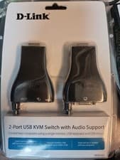 Image of D-Link 2 Port USB KVM Switch with Audio Support (DKVM-222)
