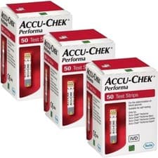 Image of Accu Chek Performa Test Strips - 3 boxes of 50 - Brand New Stock
