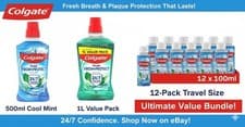 Image of Colgate Plax Soft Mint Alcohol Free* Mouthwash 1L - Mouthwash Alcohol Free* - In