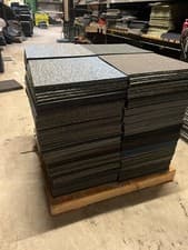 Image of 400 Brand New Commercial Heavy duty Carpet Tiles MIXED colours grey black blue
