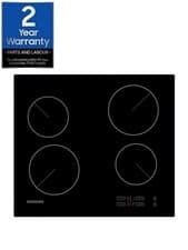 Image of Samsung Black Ceramic Hob 57cm 4 Cooking Zones Touch Control Child Lock C61R2AEE