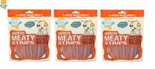 Image of 3 X 300G GOODBOY PAWSLEY & CO VALUE PACK DOG TREATS ASSORTED MEATY STRIPS PUPPY