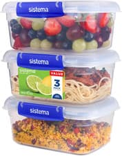 Image of Sistema KLIP IT plus Leakproof Food Storage Containers | 1 L | Airtightstackable