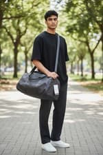 Image of CALVIN KLEIN UNISEX FULLY LINED TRANSFORMER WEEKENDER BAG NEW.
