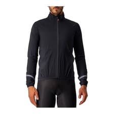 Image of Castelli Mens Emergency 2 Rain Jacket Black Winter Warm Outdoor (RRP £180)