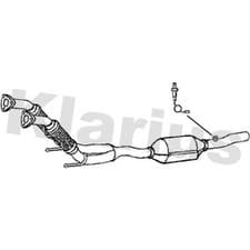 Image of Catalytic Converter Type Approved 322113 Klarius 1K0254505AX 1K0254507AX
