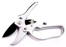 Image of Spear & Jackson 6258KEW Kew Gardens Compact Ratchet Anvil Secateurs - Silver