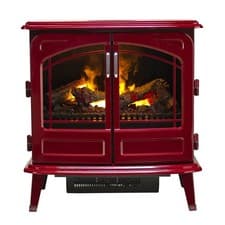 Image of Dimplex Optimyst Grand Rouge Freestanding Electric Stove Fire 2kW Open Box