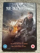 Image of 12 Strong DVD (2018) Chris Hemsworth, New Sealed
