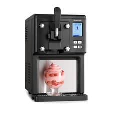 Image of Ice Cream Maker With Compressor Automatic LCD Sundae 1.5 L Steel 200 W Black
