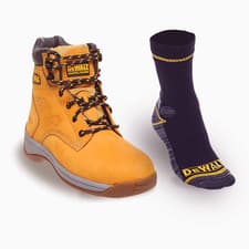 Image of Dewalt Safety Work Boots Builder Honey Tan Steel Toe Cap Shoes SB SRA Size 4-12