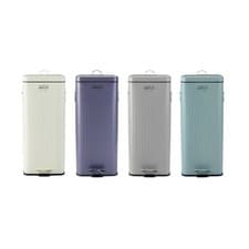 Image of Charles Bentley 30L Square Retro Kitchen Pedal Bin