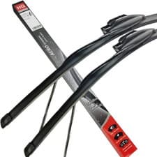 Image of Wiper Blades Fit JAGUAR S Type 2001-2008 Front Flat Wipers with Jet Washer