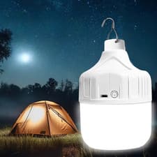 Image of Portable USB Rechargeable LED Pendant Light Waterproof Camping Outdoor Lamp UK