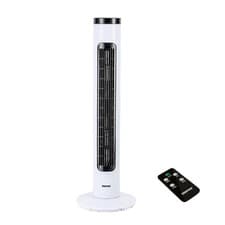 Image of GEEPAS 32" Tower Fan Oscillating Air Cooling 3 Speed Quiet Slim Remote Control