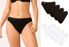 Image of Sloggi Basic+ Tai Brief Ladies Cotton Rich Knickers Underwear (4 PACK)
