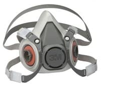 Image of 3M 6000 Series Half Mask Reusable Respirator Dust Vapour Mask 6100 6200 6300