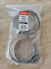 Image of Pack of 5 x Timco Hc6080 Hose Clips 60-80mm Zinc protected