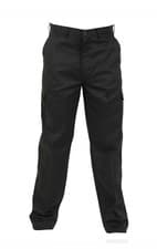 Image of 2 X Absolute Apparel Mens Cargo Trousers, 40” Waist, 30” Leg, Regular, Black
