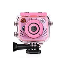 Image of Kids Childrens Girls Pink Underwater Waterproof Digital Action DV Video Camera