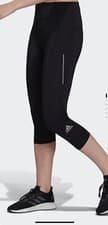 Image of Adidas Women's Own the Run 3/4 Running Black Leggings (H13250) Size XL. NWT.