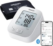 Image of OMRON X2+ Connect Upper Arm BP Monitor Wide Cuff & Bluetooth OMRON Connect App