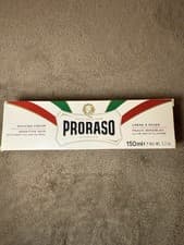 Image of Proraso White Shaving Cream 150ml Green Tea Oatmeal for Sensitive Skin