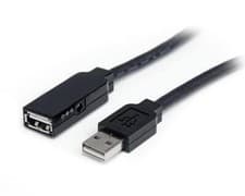 Image of USB2AAEXT20M StarTech 20m USB 2.0 Active Extension Cable - M/F